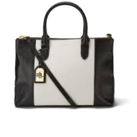 Lauren Ralph Lauren Newbury Double Zipper Satchel - Picture 2 of 3